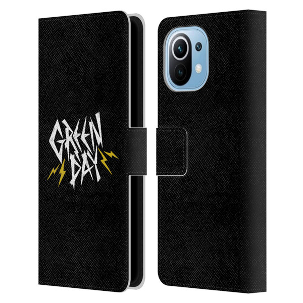 Green Day Graphics Bolts Leather Book Wallet Case Cover For Xiaomi Mi 11
