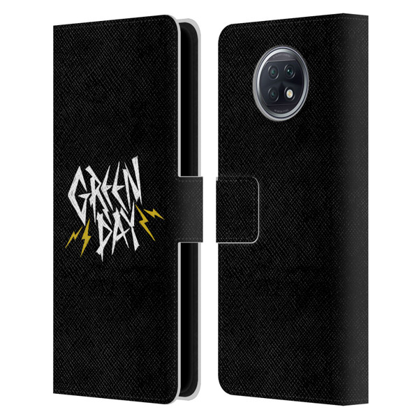Green Day Graphics Bolts Leather Book Wallet Case Cover For Xiaomi Redmi Note 9T 5G