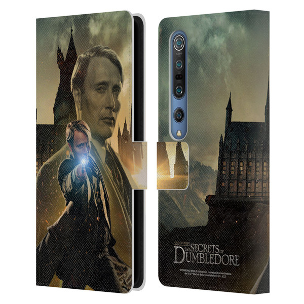 Fantastic Beasts: Secrets of Dumbledore Character Art Gellert Grindelwald Leather Book Wallet Case Cover For Xiaomi Mi 10 5G / Mi 10 Pro 5G