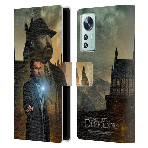 Fantastic Beasts: Secrets of Dumbledore Character Art Albus Dumbledore Leather Book Wallet Case Cover For Xiaomi 12