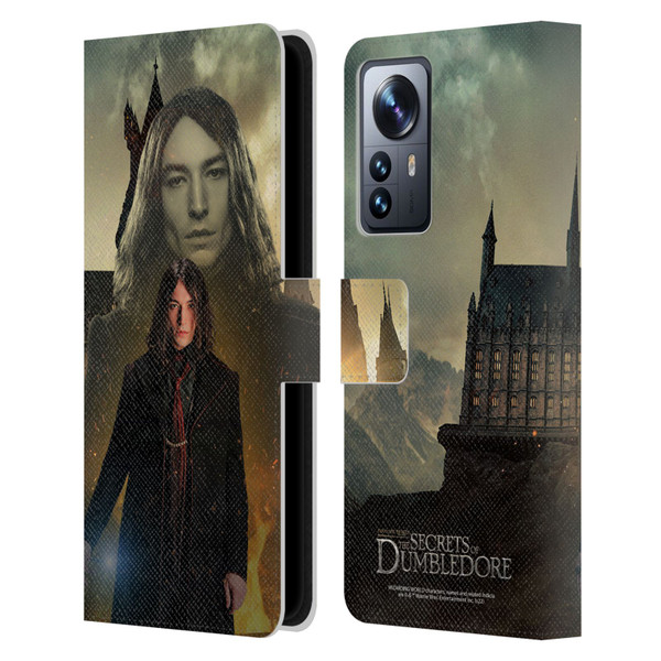 Fantastic Beasts: Secrets of Dumbledore Character Art Credence Barebone Leather Book Wallet Case Cover For Xiaomi 12 Pro
