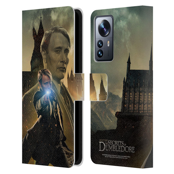 Fantastic Beasts: Secrets of Dumbledore Character Art Gellert Grindelwald Leather Book Wallet Case Cover For Xiaomi 12 Pro