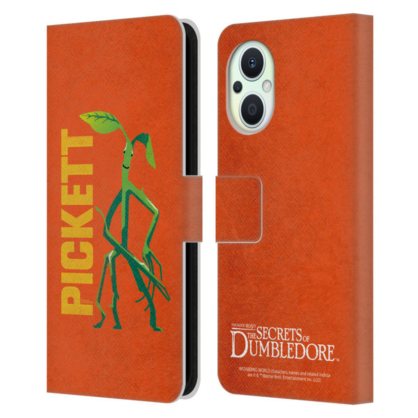 Fantastic Beasts: Secrets of Dumbledore Graphic Badges Pickett Leather Book Wallet Case Cover For OPPO Reno8 Lite