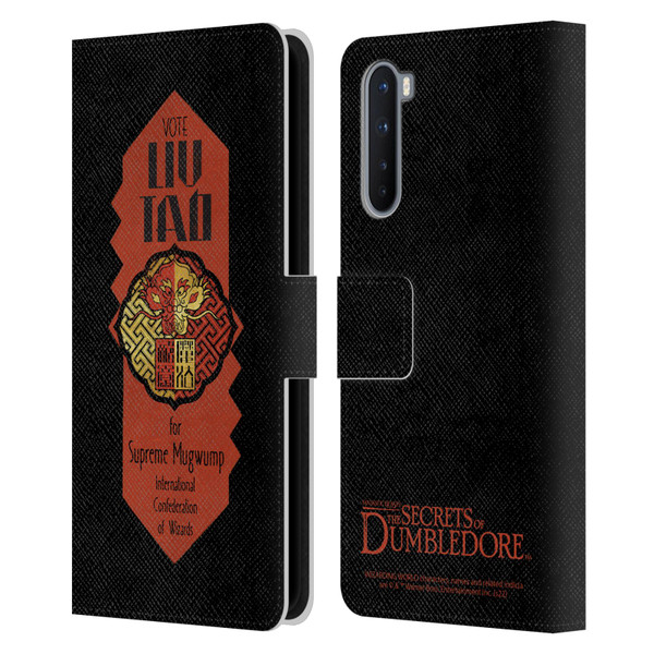 Fantastic Beasts: Secrets of Dumbledore Graphics Liu Tao Leather Book Wallet Case Cover For OnePlus Nord 5G
