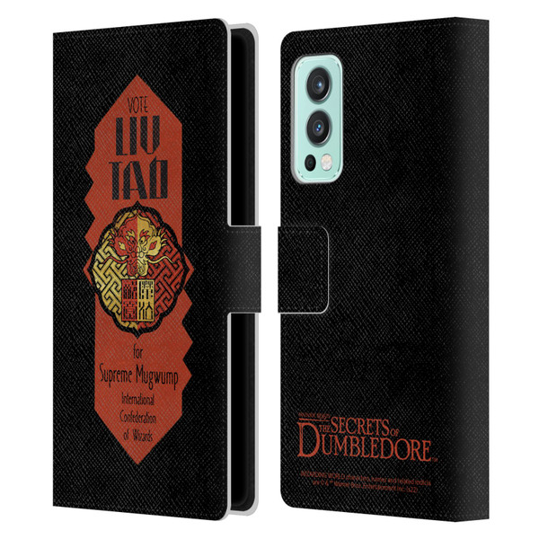 Fantastic Beasts: Secrets of Dumbledore Graphics Liu Tao Leather Book Wallet Case Cover For OnePlus Nord 2 5G