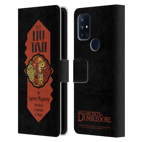 Fantastic Beasts: Secrets of Dumbledore Graphics Liu Tao Leather Book Wallet Case Cover For OnePlus Nord N10 5G