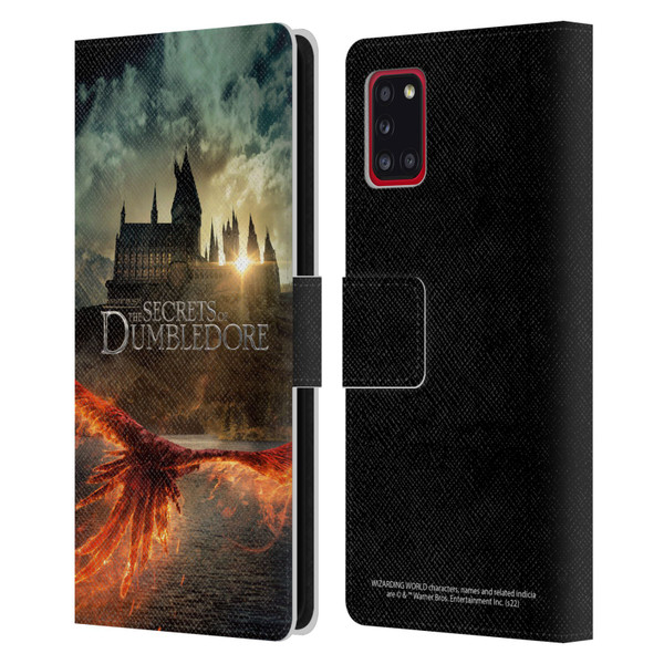 Fantastic Beasts: Secrets of Dumbledore Key Art Poster Leather Book Wallet Case Cover For Samsung Galaxy A31 (2020)
