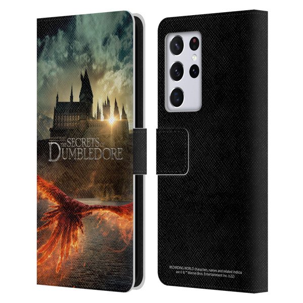 Fantastic Beasts: Secrets of Dumbledore Key Art Poster Leather Book Wallet Case Cover For Samsung Galaxy S21 Ultra 5G