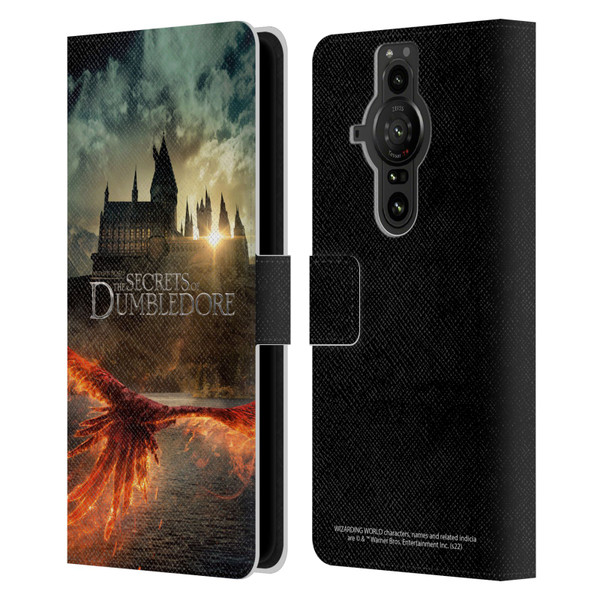 Fantastic Beasts: Secrets of Dumbledore Key Art Poster Leather Book Wallet Case Cover For Sony Xperia Pro-I