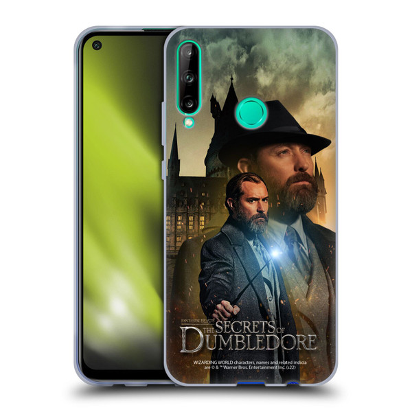 Fantastic Beasts: The Secrets of Dumbledore Character Art Albus Dumbledore Soft Gel Case for Huawei P40 lite E