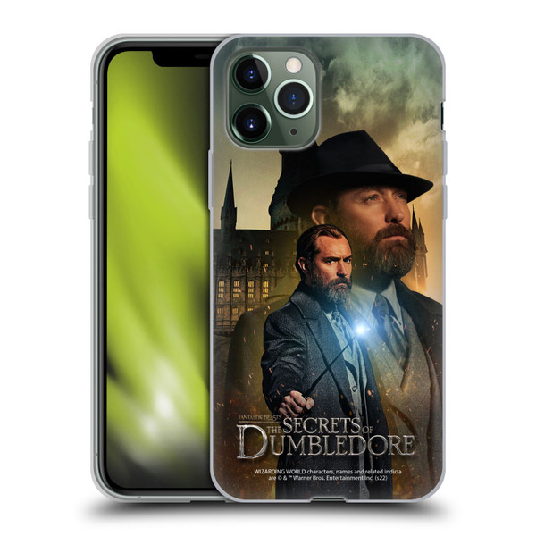 Fantastic Beasts: The Secrets of Dumbledore Character Art Albus Dumbledore Soft Gel Case for Apple iPhone 11 Pro