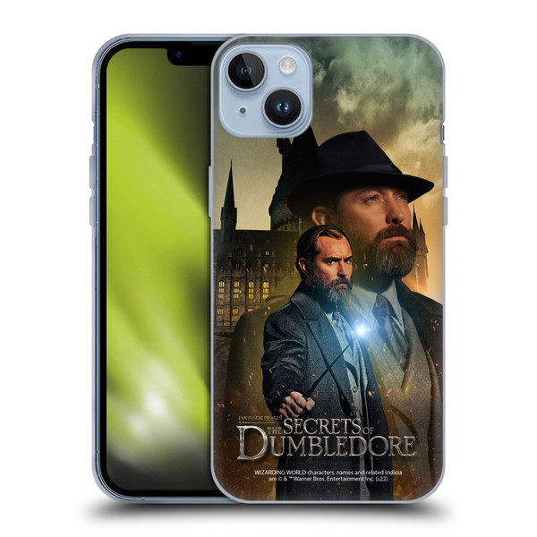 Fantastic Beasts: The Secrets of Dumbledore Character Art Albus Dumbledore Soft Gel Case for Apple iPhone 14 Plus