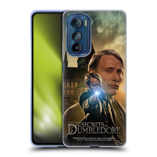 Fantastic Beasts: Secrets of Dumbledore Character Art Gellert Grindelwald Soft Gel Case for Motorola Edge 30