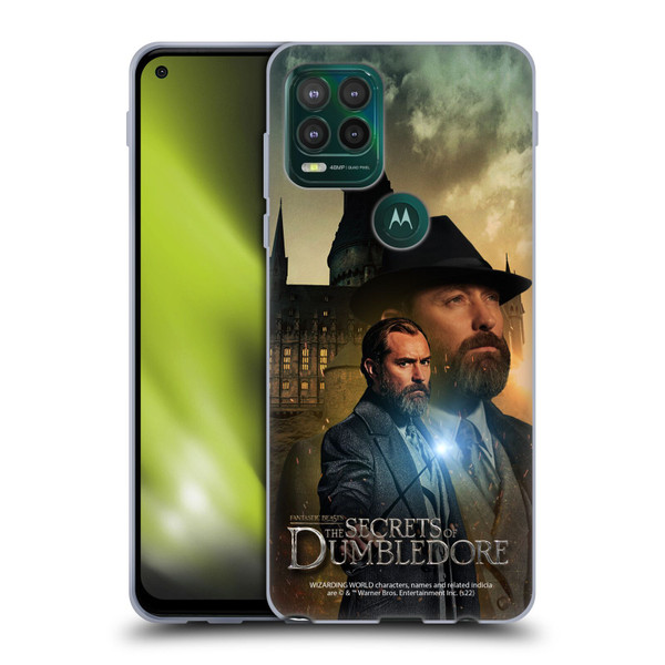 Fantastic Beasts: The Secrets of Dumbledore Character Art Albus Dumbledore Soft Gel Case for Motorola Moto G Stylus 5G 2021