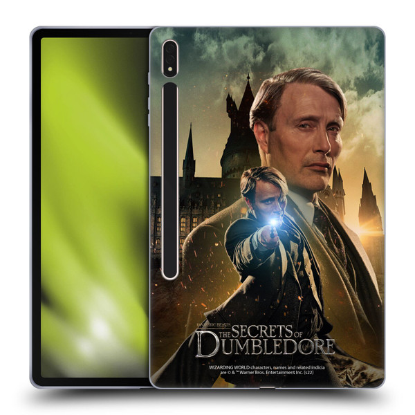 Fantastic Beasts: Secrets of Dumbledore Character Art Gellert Grindelwald Soft Gel Case for Samsung Galaxy Tab S8 Plus