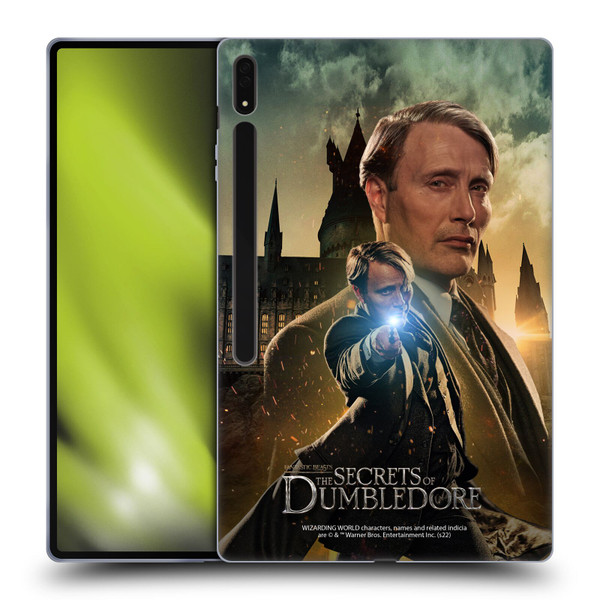 Fantastic Beasts: Secrets of Dumbledore Character Art Gellert Grindelwald Soft Gel Case for Samsung Galaxy Tab S8 Ultra