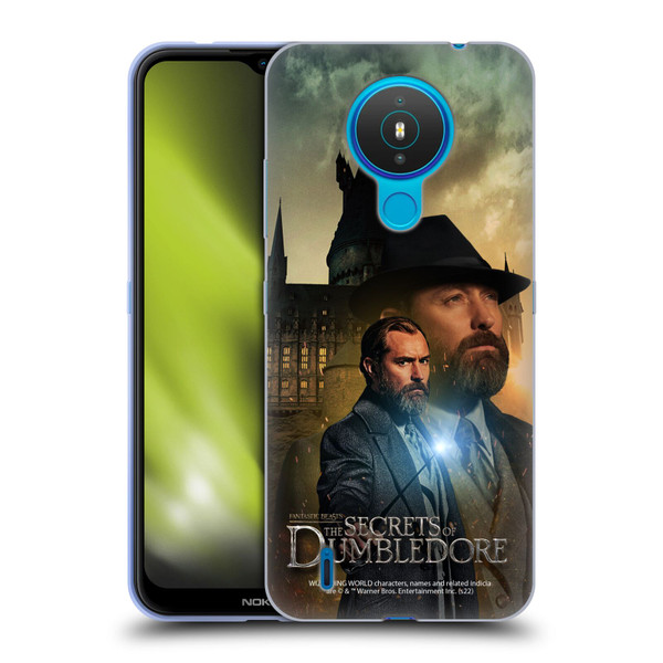 Fantastic Beasts: The Secrets of Dumbledore Character Art Albus Dumbledore Soft Gel Case for Nokia 1.4