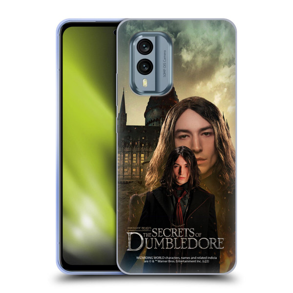 Fantastic Beasts: Secrets of Dumbledore Character Art Credence Barebone Soft Gel Case for Nokia X30