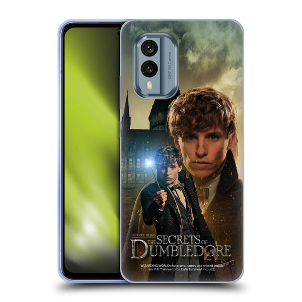 Fantastic Beasts: Secrets of Dumbledore Character Art Newt Scamander Soft Gel Case for Nokia X30