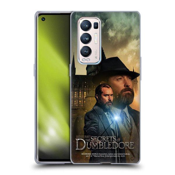 Fantastic Beasts: The Secrets of Dumbledore Character Art Albus Dumbledore Soft Gel Case for OPPO Find X3 Neo / Reno5 Pro+ 5G