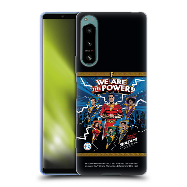 Shazam!: Fury Of The Gods Graphics Character Art Soft Gel Case for Sony Xperia 5 IV