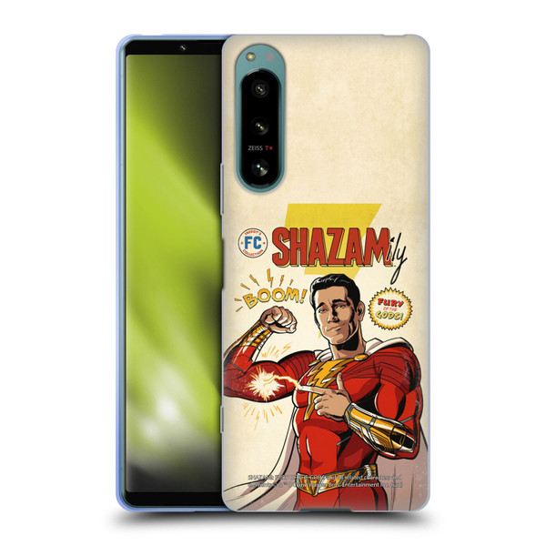 Shazam!: Fury Of The Gods Graphics Comic Soft Gel Case for Sony Xperia 5 IV