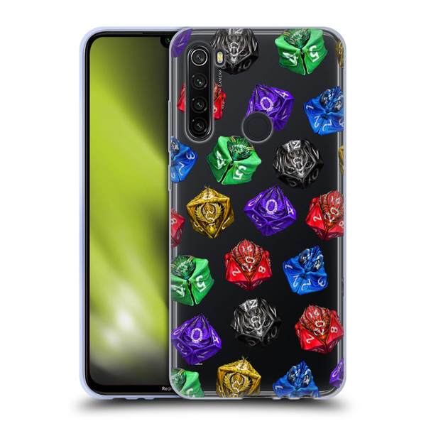 Stanley Morrison Art Six Dragons Gaming Dice Set Soft Gel Case for Xiaomi Redmi Note 8T