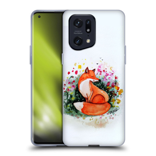 Sylvie Demers Nature Fox Beauty Soft Gel Case for OPPO Find X5 Pro