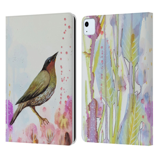 Sylvie Demers Birds 3 Dreamy Leather Book Wallet Case Cover For Apple iPad Air 11 2020/2022/2024