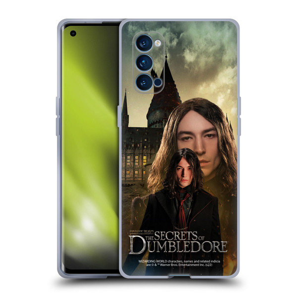 Fantastic Beasts: Secrets of Dumbledore Character Art Credence Barebone Soft Gel Case for OPPO Reno 4 Pro 5G