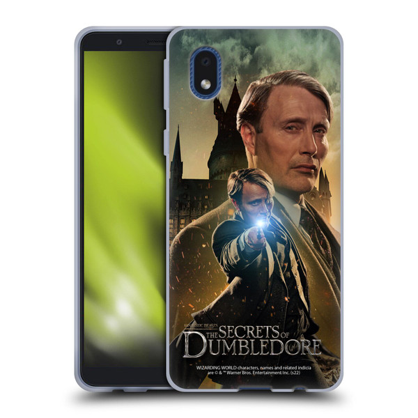Fantastic Beasts: Secrets of Dumbledore Character Art Gellert Grindelwald Soft Gel Case for Samsung Galaxy A01 Core (2020)