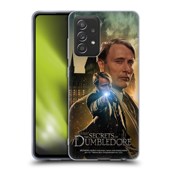 Fantastic Beasts: Secrets of Dumbledore Character Art Gellert Grindelwald Soft Gel Case for Samsung Galaxy A52 / A52s / 5G (2021)