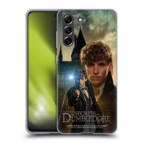 Fantastic Beasts: Secrets of Dumbledore Character Art Newt Scamander Soft Gel Case for Samsung Galaxy S21 FE 5G