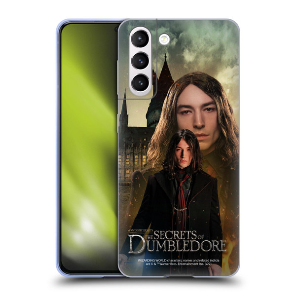 Fantastic Beasts: Secrets of Dumbledore Character Art Credence Barebone Soft Gel Case for Samsung Galaxy S21 5G