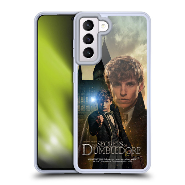 Fantastic Beasts: Secrets of Dumbledore Character Art Newt Scamander Soft Gel Case for Samsung Galaxy S21 5G