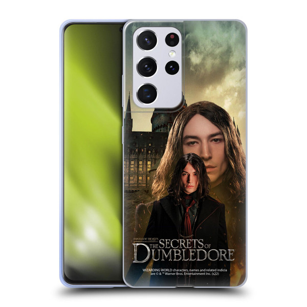 Fantastic Beasts: Secrets of Dumbledore Character Art Credence Barebone Soft Gel Case for Samsung Galaxy S21 Ultra 5G