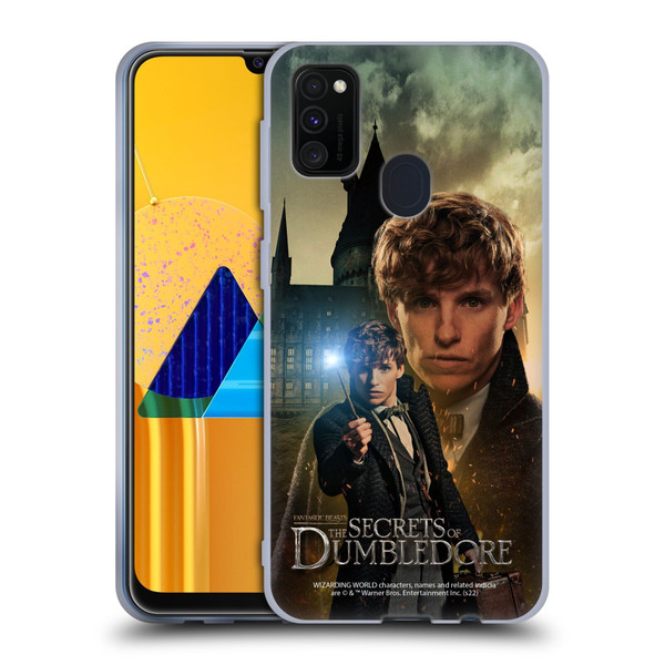 Fantastic Beasts: Secrets of Dumbledore Character Art Newt Scamander Soft Gel Case for Samsung Galaxy M30s (2019)/M21 (2020)