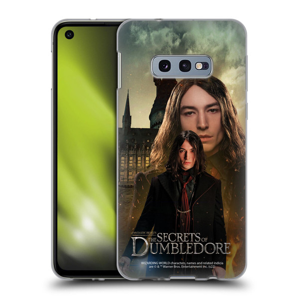 Fantastic Beasts: Secrets of Dumbledore Character Art Credence Barebone Soft Gel Case for Samsung Galaxy S10e