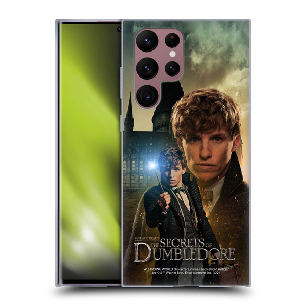 Fantastic Beasts: Secrets of Dumbledore Character Art Newt Scamander Soft Gel Case for Samsung Galaxy S22 Ultra 5G