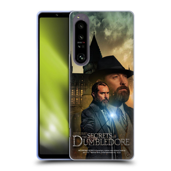 Fantastic Beasts: The Secrets of Dumbledore Character Art Albus Dumbledore Soft Gel Case for Sony Xperia 1 IV