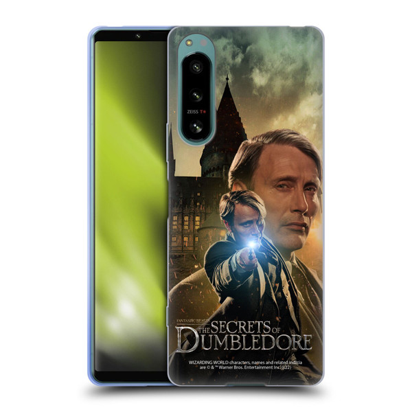 Fantastic Beasts: Secrets of Dumbledore Character Art Gellert Grindelwald Soft Gel Case for Sony Xperia 5 IV