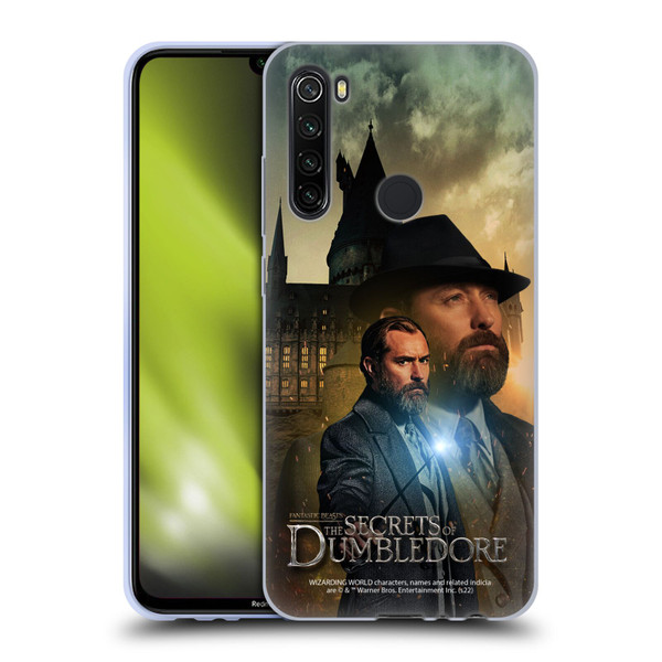 Fantastic Beasts: The Secrets of Dumbledore Character Art Albus Dumbledore Soft Gel Case for Xiaomi Redmi Note 8T