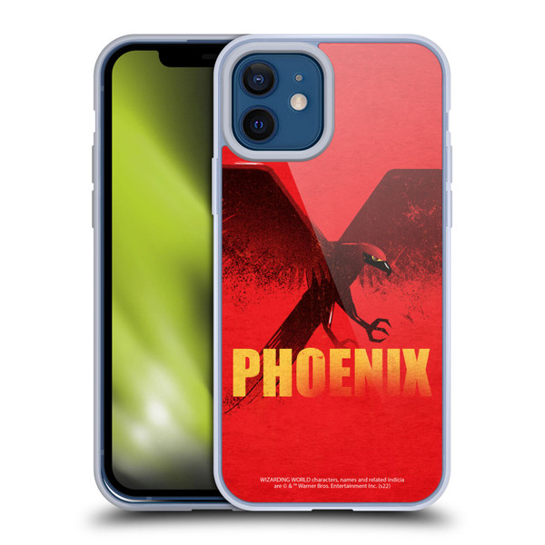 Fantastic Beasts: Secrets of Dumbledore Graphic Badges Phoenix Soft Gel Case for Apple iPhone 12 / iPhone 12 Pro
