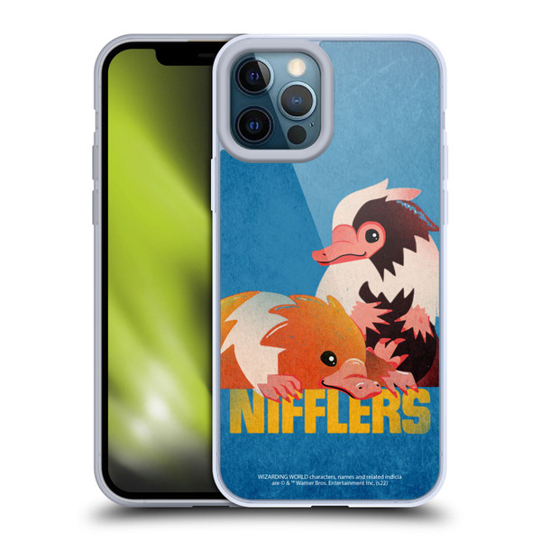 Fantastic Beasts: Secrets of Dumbledore Graphic Badges Nifflers Soft Gel Case for Apple iPhone 12 Pro Max