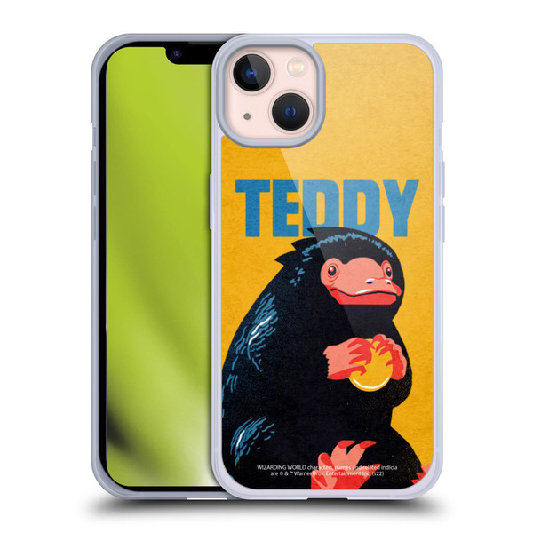 Fantastic Beasts: Secrets of Dumbledore Graphic Badges Teddy Soft Gel Case for Apple iPhone 13