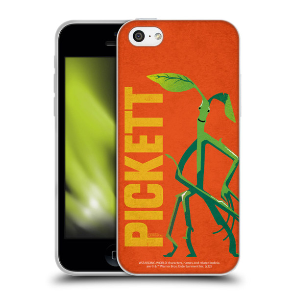 Fantastic Beasts: Secrets of Dumbledore Graphic Badges Pickett Soft Gel Case for Apple iPhone 5c