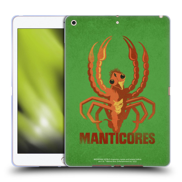Fantastic Beasts: Secrets of Dumbledore Graphic Badges Manticores Soft Gel Case for Apple iPad 10.2 2019/2020/2021