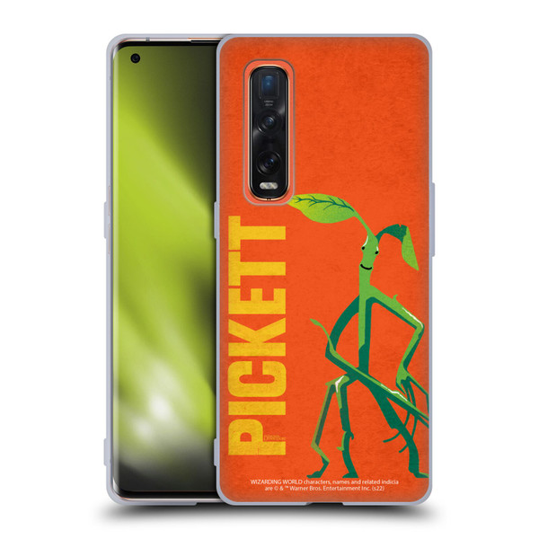 Fantastic Beasts: Secrets of Dumbledore Graphic Badges Pickett Soft Gel Case for OPPO Find X2 Pro 5G