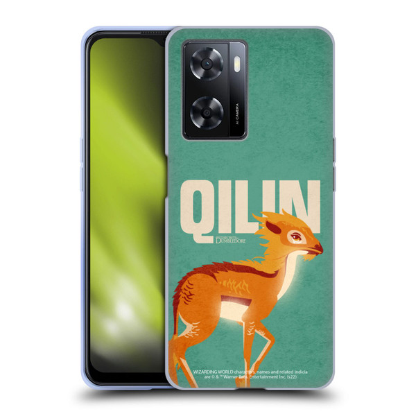 Fantastic Beasts: Secrets of Dumbledore Graphic Badges Qilin Soft Gel Case for OPPO A57s