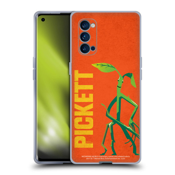Fantastic Beasts: Secrets of Dumbledore Graphic Badges Pickett Soft Gel Case for OPPO Reno 4 Pro 5G